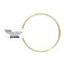 Essentials By Leisure Arts Metal Ring 4" Brass – For Macrame Rings, Metal Hoops For Crafts, And Diy Projects. Ideal Rings Crafts And Home Decor